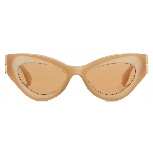 Fendi - FF Diamonds - Cat Eye Sunglasses - Beige - Sunglasses - Fendi Eyewear