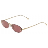 Fendi - Fendi First Crystal - Oval Sunglasses - Purple - Sunglasses - Fendi Eyewear