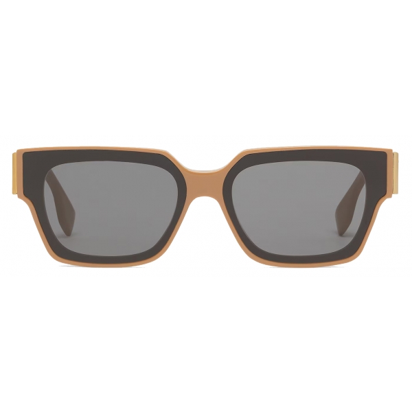 Fendi - Fendi First - Rectangular Sunglasses - Beige - Sunglasses - Fendi Eyewear