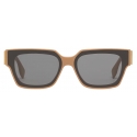 Fendi - Fendi First - Occhiali da Sole Rettangolare - Beige - Occhiali da Sole - Fendi Eyewear