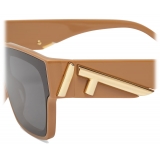 Fendi - Fendi First - Occhiali da Sole Rettangolare - Beige - Occhiali da Sole - Fendi Eyewear