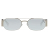 Fendi - Fendi Cut Out - Rectangular Sunglasses - Silver - Sunglasses - Fendi Eyewear