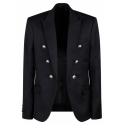 Balmain - Blazer con Bottoni in Rilievo - Nero - Balmain Exclusive Luxury Collection