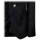 Balmain - Blazer con Bottoni in Rilievo - Nero - Balmain Exclusive Luxury Collection