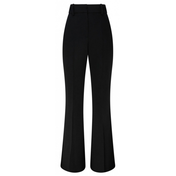 Balmain - Pantaloni Svasati in Lana - Nero - Balmain Exclusive Luxury Collection