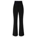 Balmain - Pantaloni Svasati in Lana - Nero - Balmain Exclusive Luxury Collection