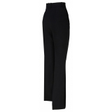 Balmain - Pantaloni Svasati in Lana - Nero - Balmain Exclusive Luxury Collection