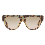 Fendi - Fendi First - Occhiali da Sole Oversize a Mascherina - Marrone - Occhiali da Sole - Fendi Eyewear