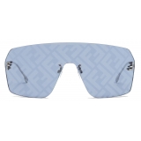 Fendi - Fendi First Crystal - Occhiali da Sole a Maschera - Azzurro - Occhiali da Sole - Fendi Eyewear