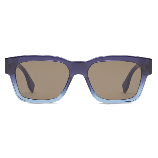 Fendi - O’Lock - Rectangular Sunglasses - Blue - Sunglasses - Fendi Eyewear