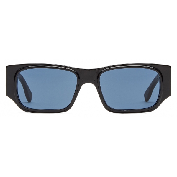 Fendi - FF Squared - Squared Rectangular Sunglasses - Black - Sunglasses - Fendi Eyewear