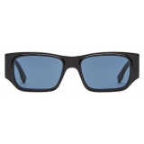 Fendi - FF Squared - Occhiali da Sole Rettangolare Squadrati - Nero - Occhiali da Sole - Fendi Eyewear