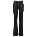 Balmain - Star and Paisley Print Denim Jeans - Black - Balmain Exclusive Luxury Collection