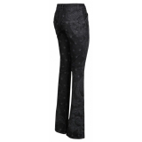 Balmain - Jeans Denim con Stampa Stelle e Paisley - Nero - Balmain Exclusive Luxury Collection