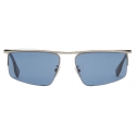 Fendi - Fendi Travel - Occhiali da Sole Rettangolare - Blu - Occhiali da Sole - Fendi Eyewear