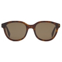 Fendi - Fendi Essential - Occhiali da Sole Rotondi - Marrone - Occhiali da Sole - Fendi Eyewear