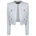 Balmain - Giacca in Tweed a Quadretti - Blu - Balmain Exclusive Luxury Collection