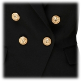 Balmain - Blazer Doppiopetto in Lana - Nero - Balmain Exclusive Luxury Collection