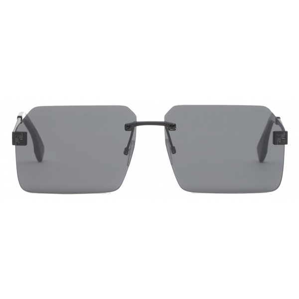 Fendi - Fendi Sky - Rectangular Sunglasses - Black - Sunglasses - Fendi Eyewear