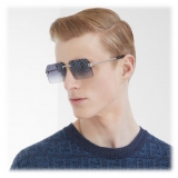 Fendi - Fendi Sky - Rectangular Sunglasses - Silver - Sunglasses - Fendi Eyewear