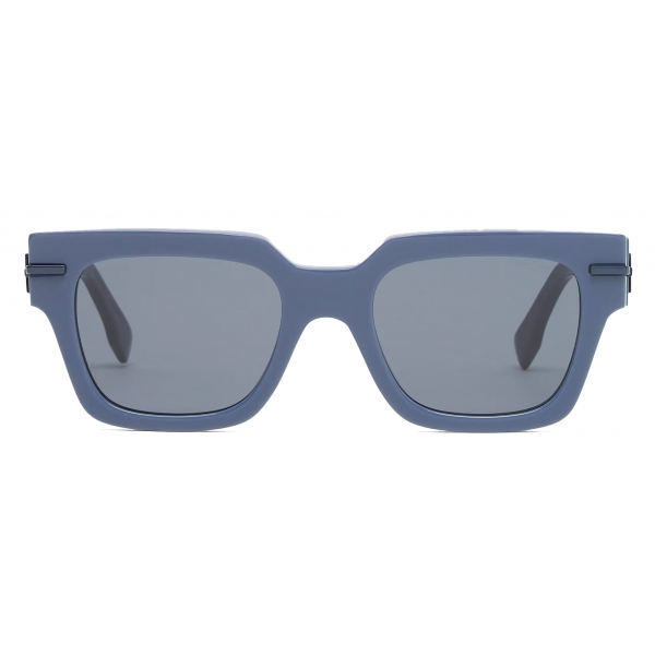 Fendi - Fendigraphy - Rectangular Sunglasses - Blue - Sunglasses - Fendi Eyewear