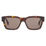 Fendi - O’Lock - Occhiali da Sole Rettangolare - Marrone - Occhiali da Sole - Fendi Eyewear