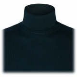 Balmain - Merino Wool Logo Patch Jumper - Dark Green - Balmain Exclusive Luxury Collection