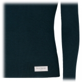 Balmain - Merino Wool Logo Patch Jumper - Dark Green - Balmain Exclusive Luxury Collection