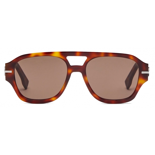 Fendi - Fendigraphy - Square Sunglasses - Brown - Sunglasses - Fendi Eyewear