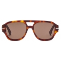 Fendi - Fendigraphy - Occhiali da Sole Squadrati - Marrone - Occhiali da Sole - Fendi Eyewear