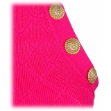 Balmain - Knitted Vest - Fuchsia - Balmain Exclusive Luxury Collection