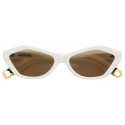 Jacquemus - Occhiali da Sole - Les Lunettes Bambino - Bianco - Luxury - Jacquemus Eyewear