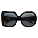 Jacquemus - Occhiali da Sole - Les Lunettes Carré Rond - Nero - Luxury - Jacquemus Eyewear