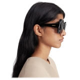 Jacquemus - Occhiali da Sole - Les Lunettes Carré Rond - Nero - Luxury - Jacquemus Eyewear