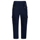 Balmain - Cotton Cargo Trousers - Navy Blue - Balmain Exclusive Luxury Collection