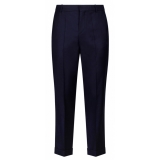 Balmain - Jacquard Trousers - Marine Blue - Balmain Exclusive Luxury Collection