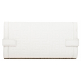 Balmain - B Buzz 23 Clutch Bag - White - Balmain Exclusive Luxury Collection