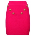 Balmain - Fine Knit Skirt - Fuchsia - Balmain Exclusive Luxury Collection