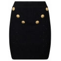 Balmain - Fine Knit Skirt - Black - Balmain Exclusive Luxury Collection