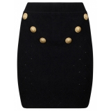 Balmain - Fine Knit Skirt - Black - Balmain Exclusive Luxury Collection