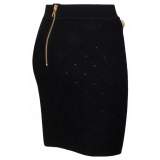 Balmain - Fine Knit Skirt - Black - Balmain Exclusive Luxury Collection