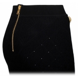 Balmain - Fine Knit Skirt - Black - Balmain Exclusive Luxury Collection