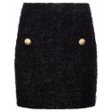 Balmain - Tweed Mini Skirt - Black - Balmain Exclusive Luxury Collection