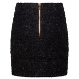 Balmain - Tweed Mini Skirt - Black - Balmain Exclusive Luxury Collection