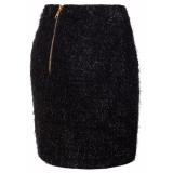 Balmain - Tweed Mini Skirt - Black - Balmain Exclusive Luxury Collection