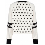 Balmain - Maglione Stelle - Beige Nero - Balmain Exclusive Luxury Collection