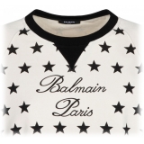 Balmain - Maglione Stelle - Beige Nero - Balmain Exclusive Luxury Collection