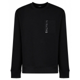 Balmain - Embossed Logo Sweatshirt - Black - Balmain Exclusive Luxury Collection