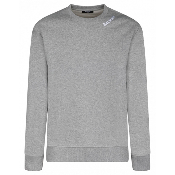 Balmain - Embroidered Sweater - Grey - Balmain Exclusive Luxury Collection