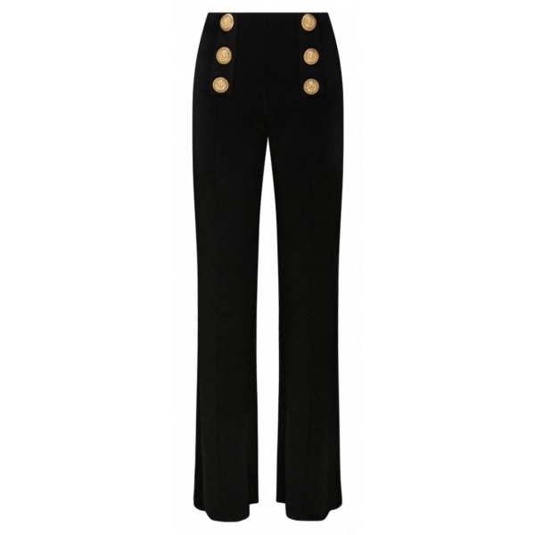 Balmain - Flared Trousers - Black - Balmain Exclusive Luxury Collection